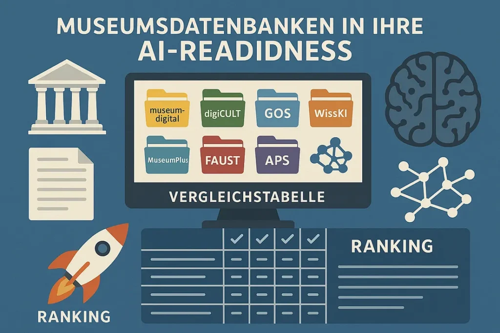Vergleich deutscher Museumsdatenbanken hinsichtlich Zukunftssicherheit und AI-Fähigkeit